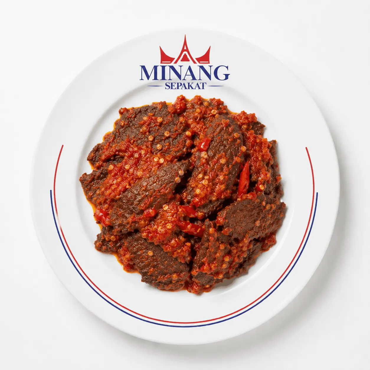 Dendeng balado khas Sumatera Barat