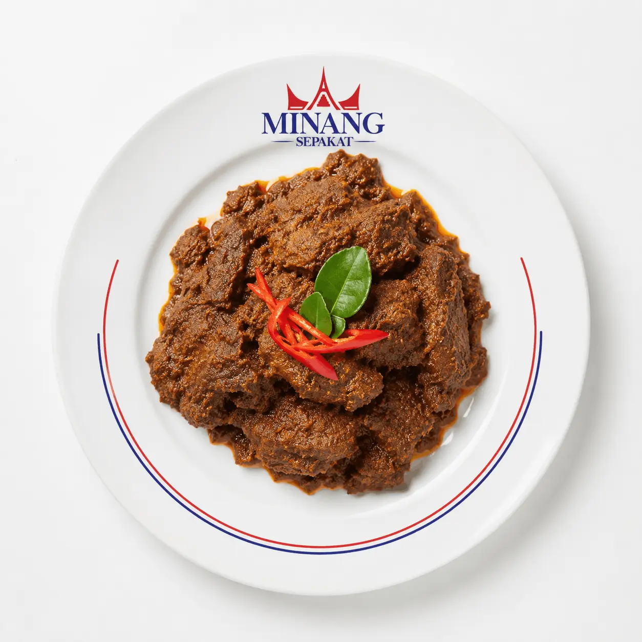 Rendang daging sapi khas Minangkabau