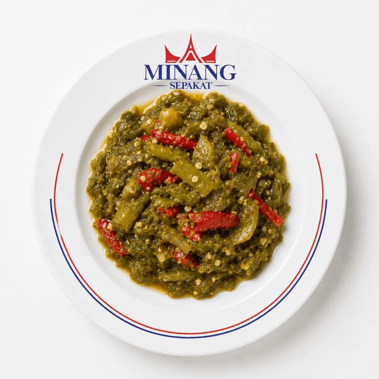 Sambal lado mudo atau sambal ijo khas Padang